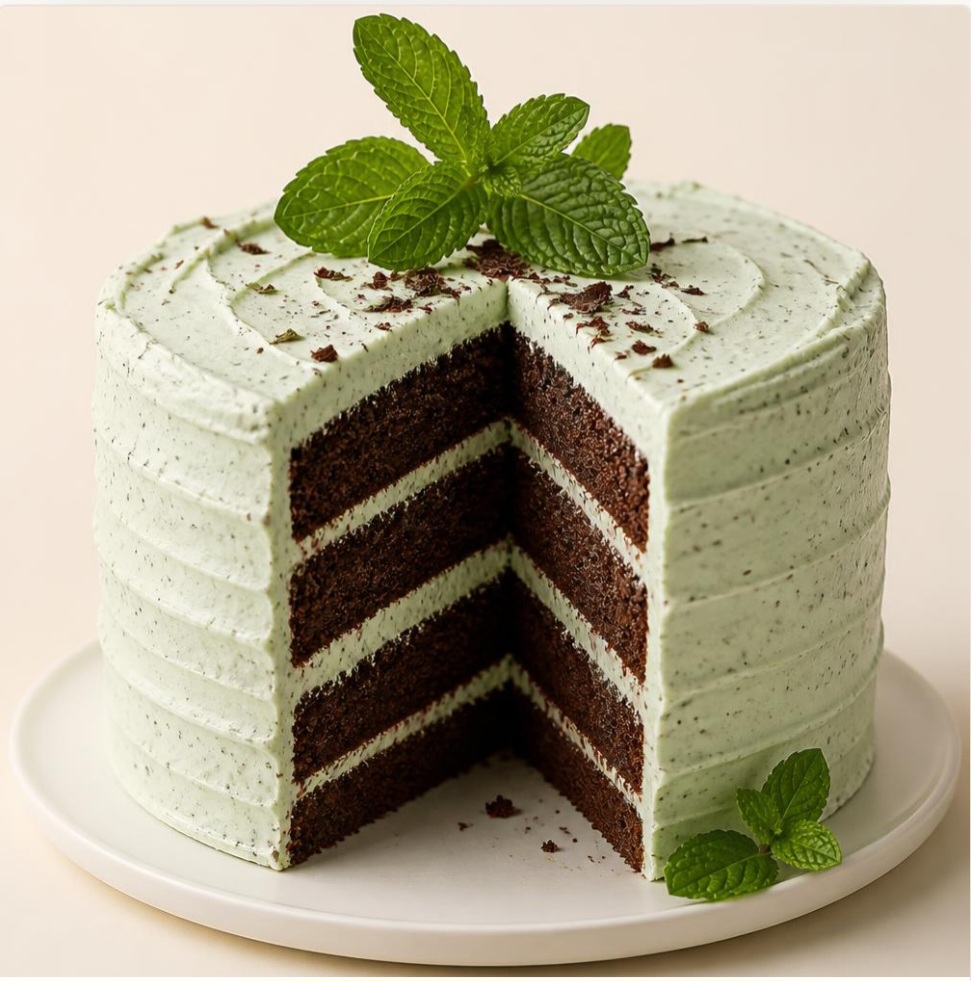 Chocolate Mint Layer Cake