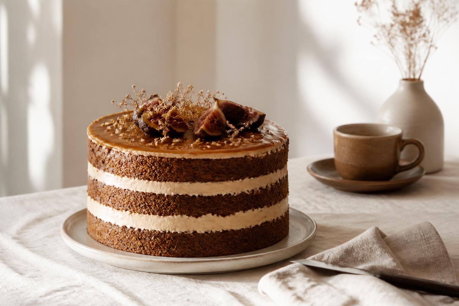 Artisan naked-finish layer cake by Cake Reci3ps